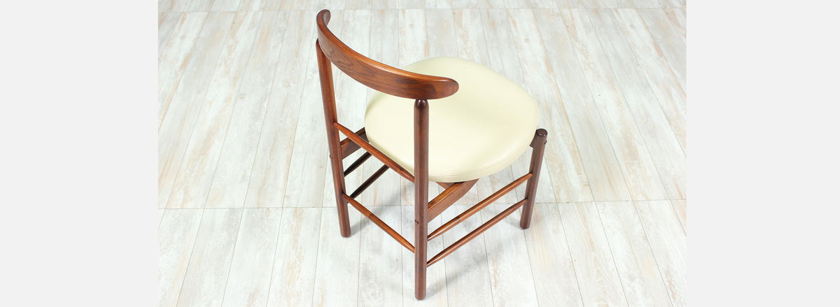 Greta M. Grossman Walnut Dining Chairs for Glenn of California