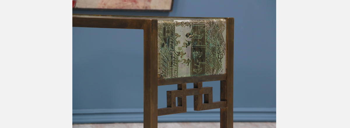 Philip and Kelvin LaVerne “Spring Festival” Console Table