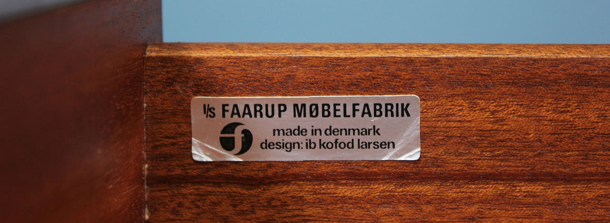 Ib Kofod-Larsen Model-66 Rosewood Credenza for Faarup Møbelfabrik