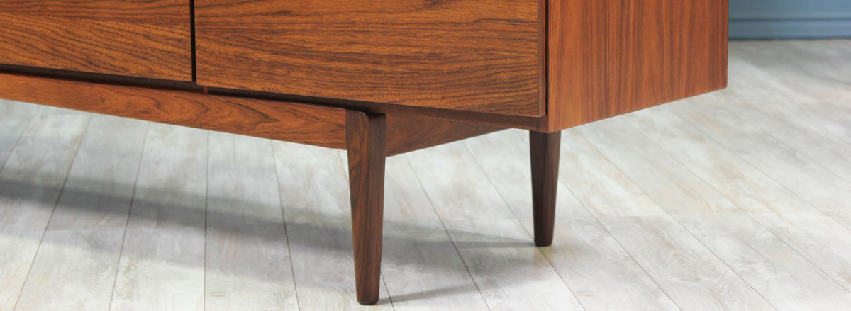 Ib Kofod-Larsen Model-66 Rosewood Credenza for Faarup Møbelfabrik
