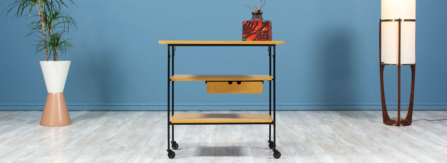 Paul McCobb “Planner Group” Serving Cart for Winchendon Furniture Co.