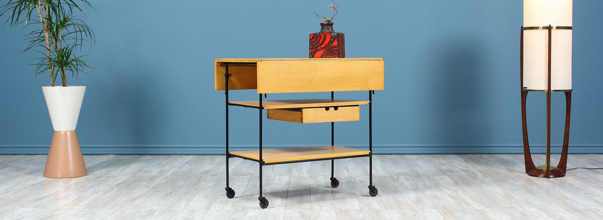 Paul McCobb “Planner Group” Serving Cart for Winchendon Furniture Co.