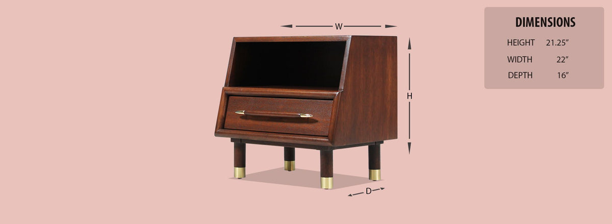 John Keal Night Stands for Brown Saltman