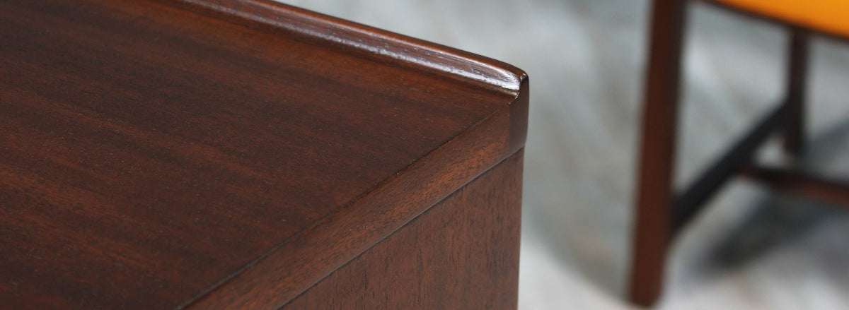 Edward J. Wormley Model 5272A Dresser with Brass Taper Legs for Dunbar