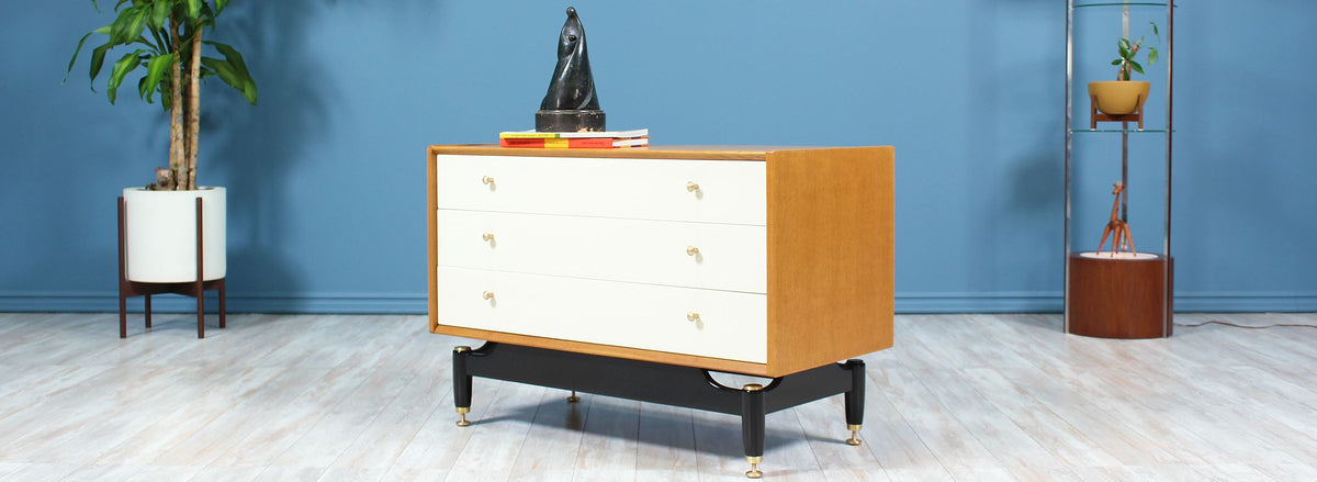 E. Gomme Lacquered Chest for G-Plan