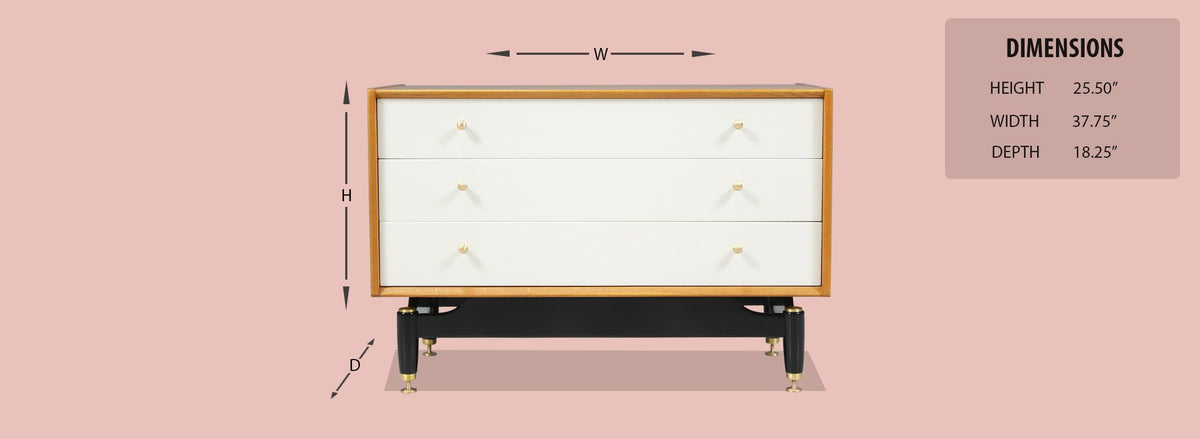 E. Gomme Lacquered Chest for G-Plan