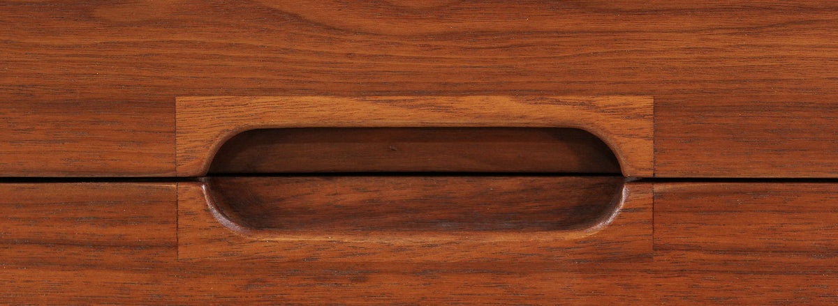 John Keal Walnut Credenza for Brown Saltman