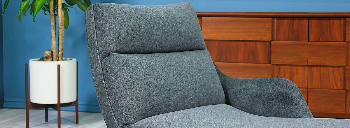 Vladimir Kagan "Erica" Chaise Lounge for Weiman Preview Furniture