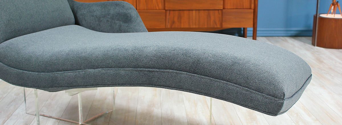 Vladimir Kagan "Erica" Chaise Lounge for Weiman Preview Furniture