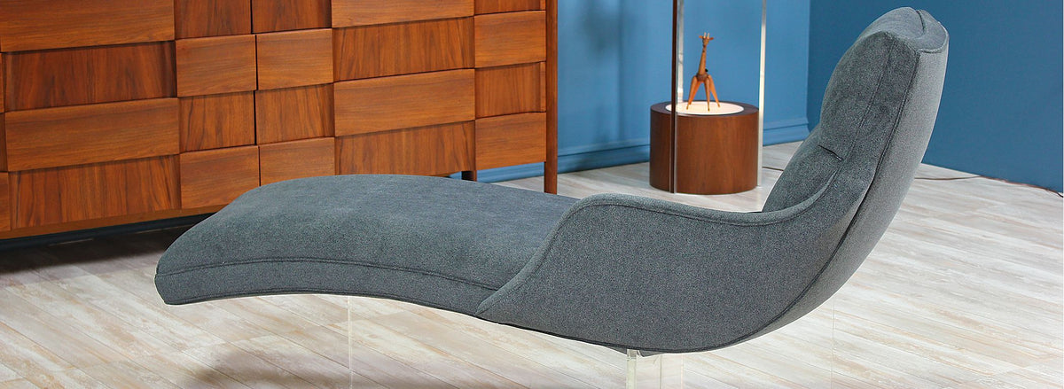 Vladimir Kagan "Erica" Chaise Lounge for Weiman Preview Furniture