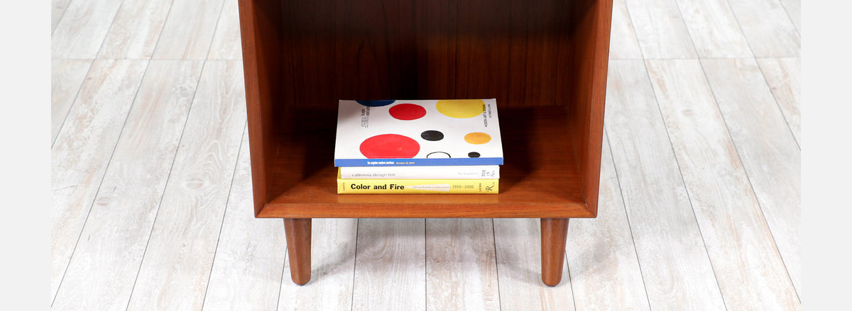 Danish Modern Teak Night Stands with Single Drawers