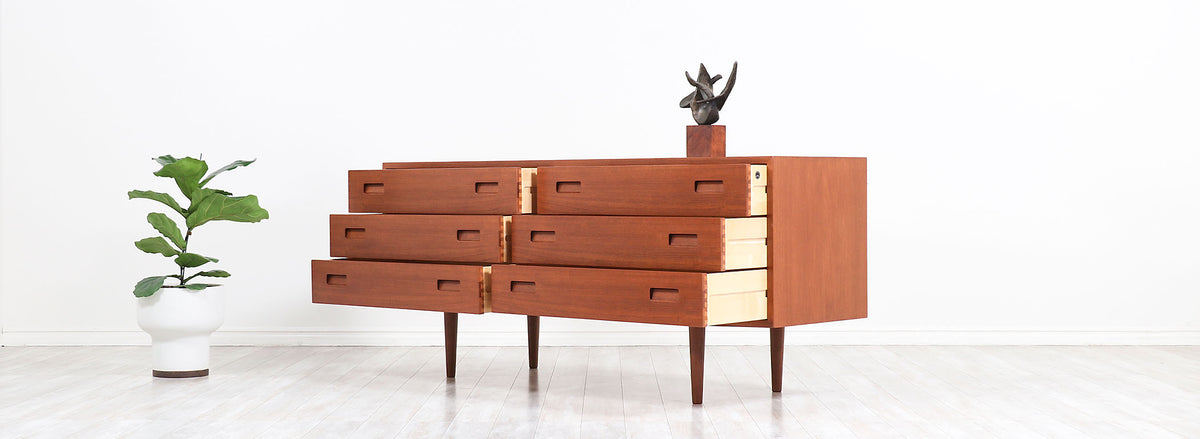 Danish Modern Teak Dresser