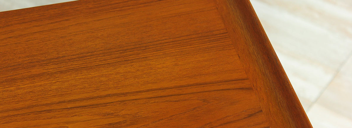Danish Modern Teak Executive Desk by H.P. Hansen