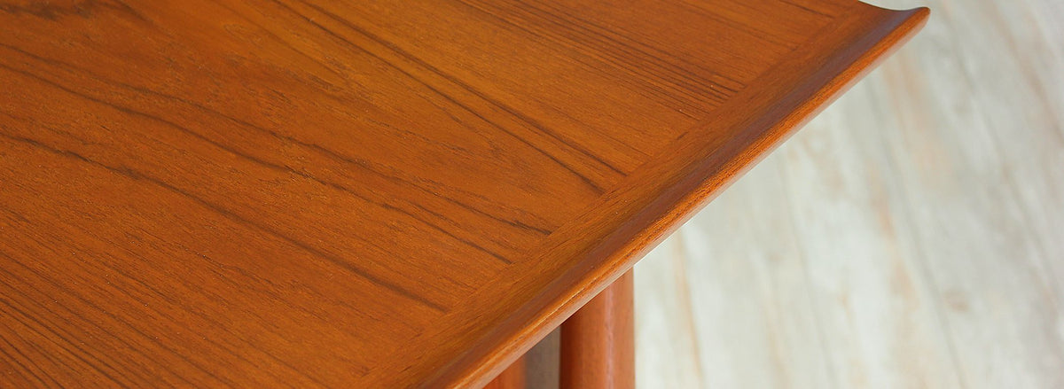 Danish Modern Teak Executive Desk by H.P. Hansen