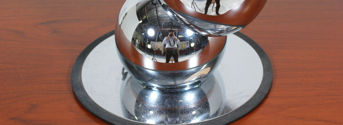 George Kovacs Chrome Caterpillar Table Lamp