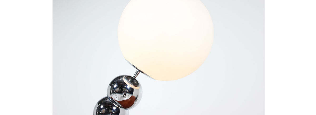 George Kovacs Chrome Caterpillar Table Lamp