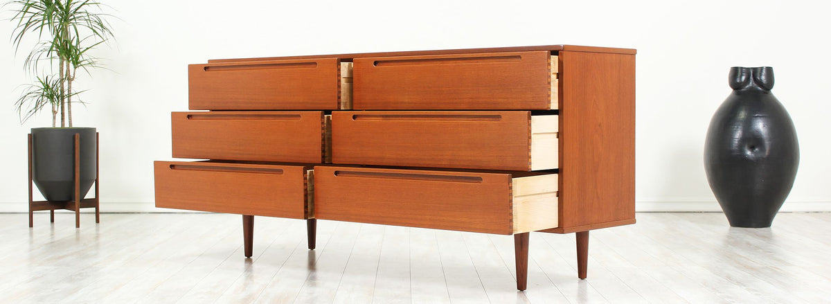 Nils Jönsson Teak Dresser for HJN Møbler