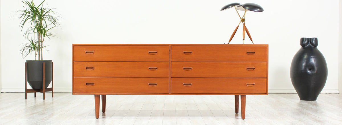 Arne Wahl Iversen Teak Dresser for Vinde Møbelfabrik