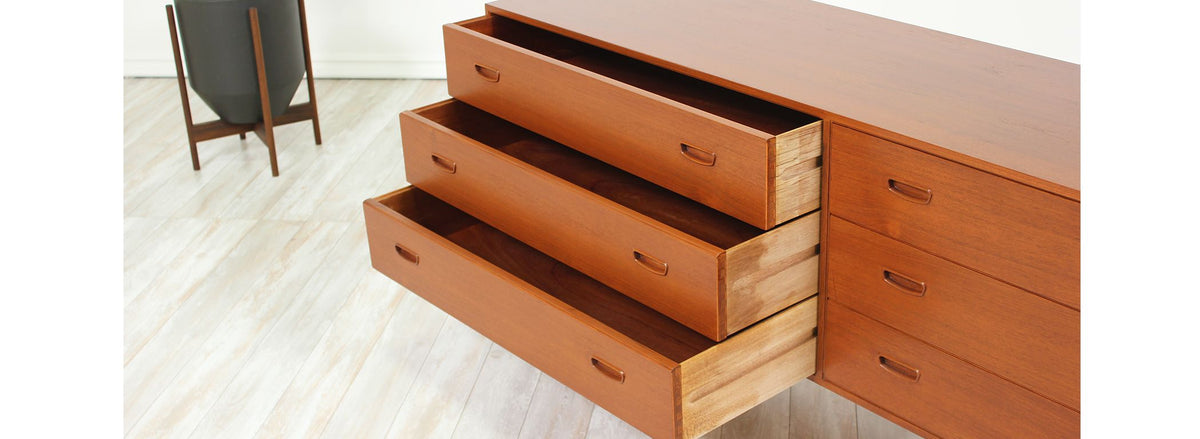 Arne Wahl Iversen Teak Dresser for Vinde Møbelfabrik