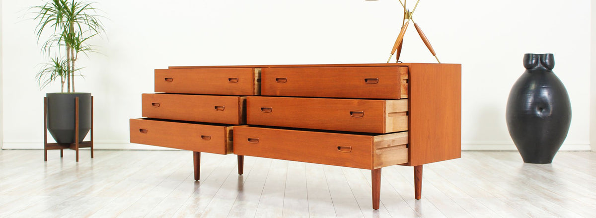 Arne Wahl Iversen Teak Dresser for Vinde Møbelfabrik