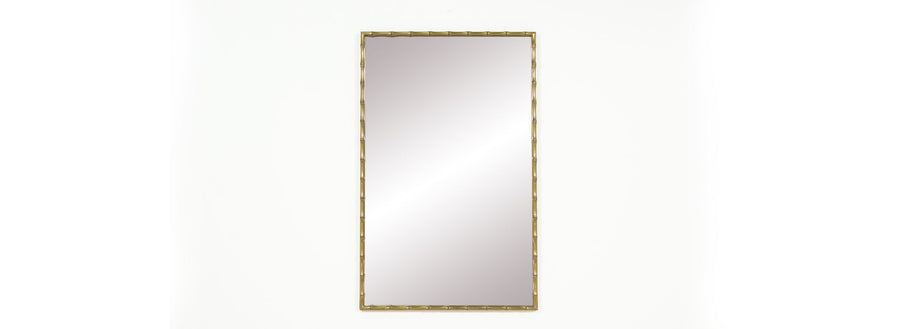 Mid-Century Faux Bamboo Mirror by Mastercraft