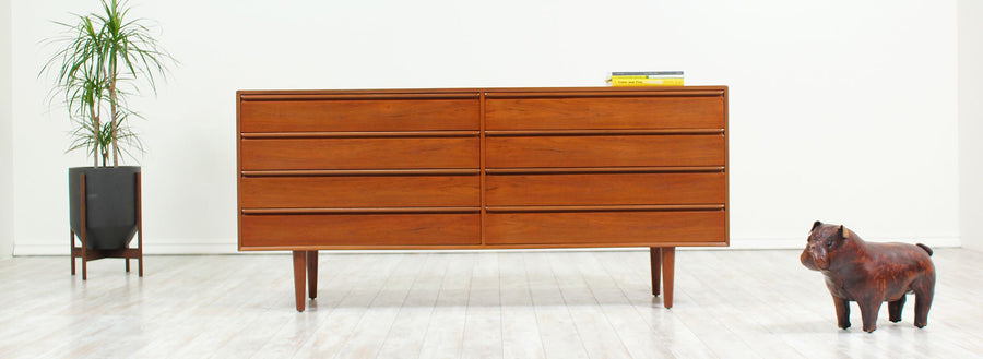 Norwegian Modern Teak Dresser by Westnofa