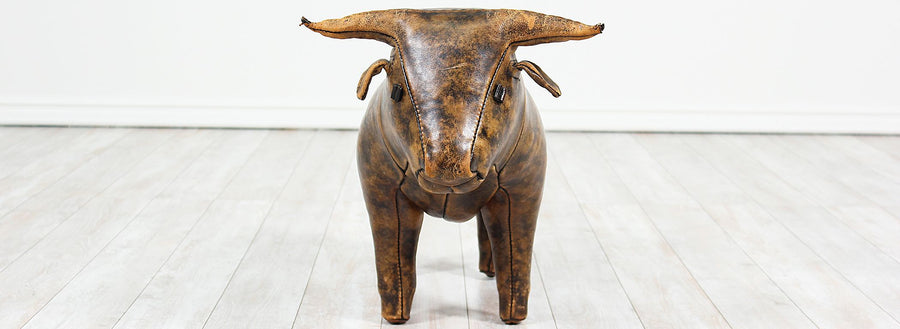 Dimitri Omersa Leather Bull for Abercrombie and Fitch