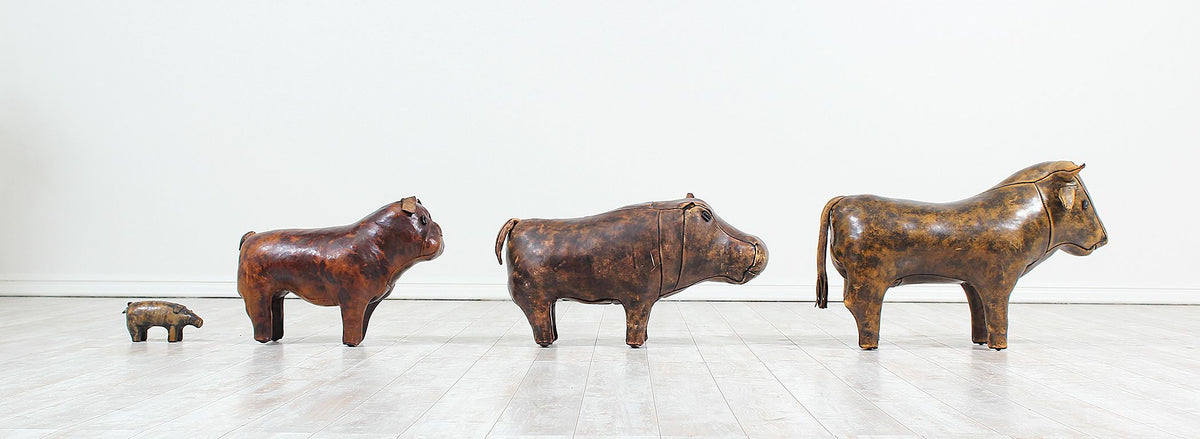 Dimitri Omersa Leather Bull for Abercrombie and Fitch