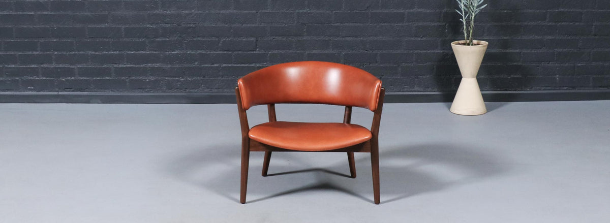 Nanna Ditzel ND-83 Cognac Leather Chair for Søren Willadsen