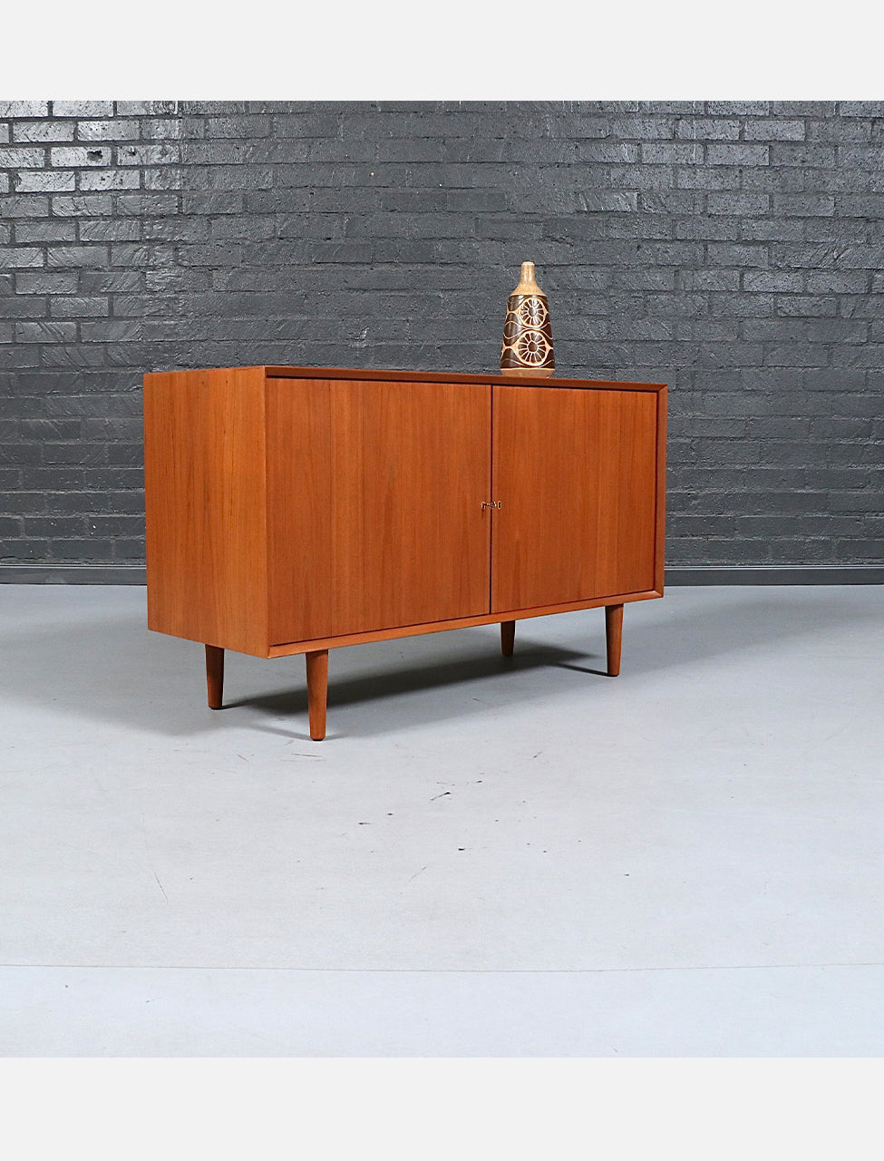 Danish Modern Teak Credenza by Christian Linneberg