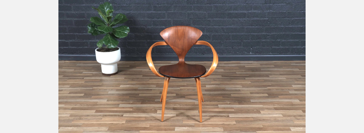 Mid-Century "Pretzel" Arm Chair by Norman Cherner for Plycraft