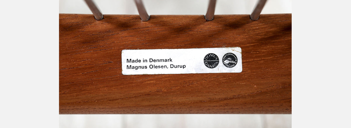 Kai Kristiansen "Paper Knife" Sculpted Teak Lounge Chair for Magnus Olesen