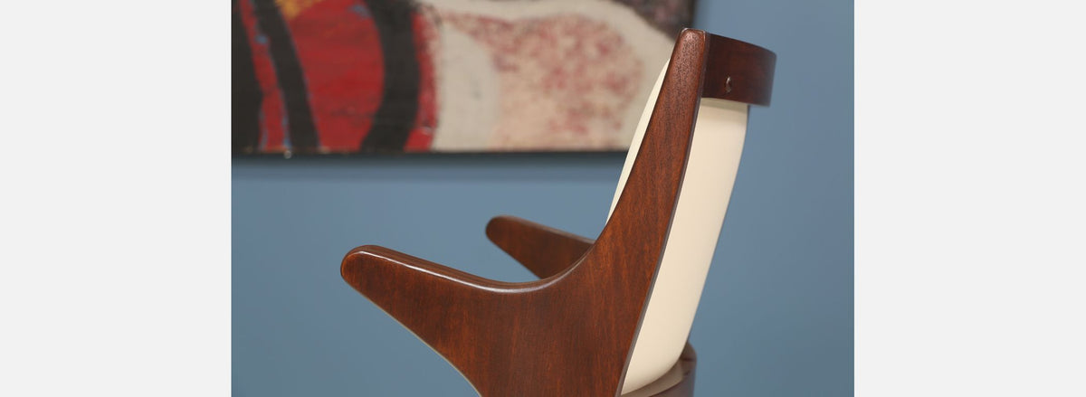 Set of 6 Rare Dan Johnson Dining Chairs for Hayden Hall Furniture