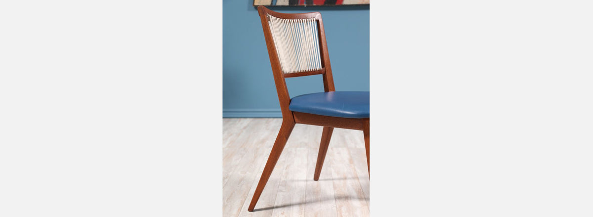 John Keal Walnut Dining Chairs for Brown Saltman 