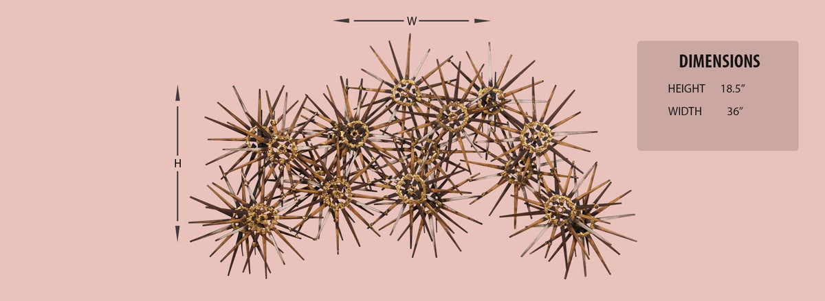 Marc Weinstein Starburst Wall Sculpture