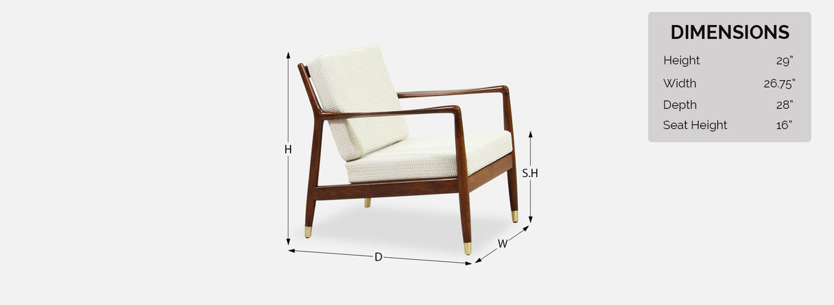 Folke Ohlsson Walnut Lounge Chair for Dux