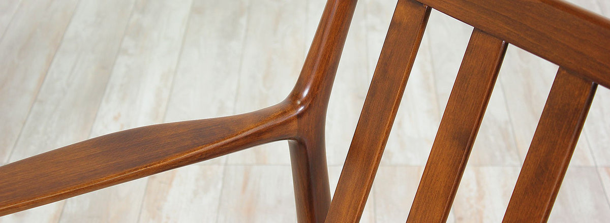 Folke Ohlsson Walnut Lounge Chair for Dux