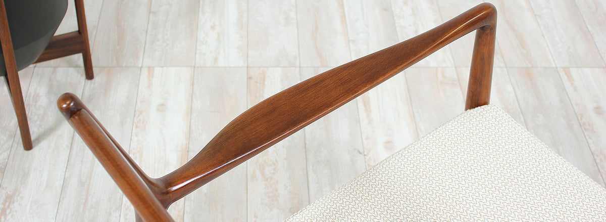 Folke Ohlsson Walnut Lounge Chair for Dux