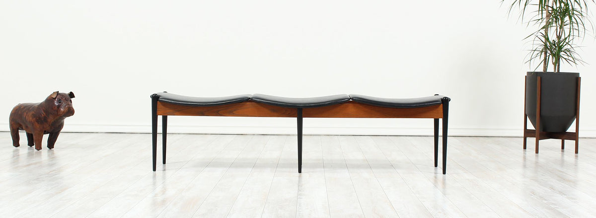 Danish Modern 3-Seater Bench