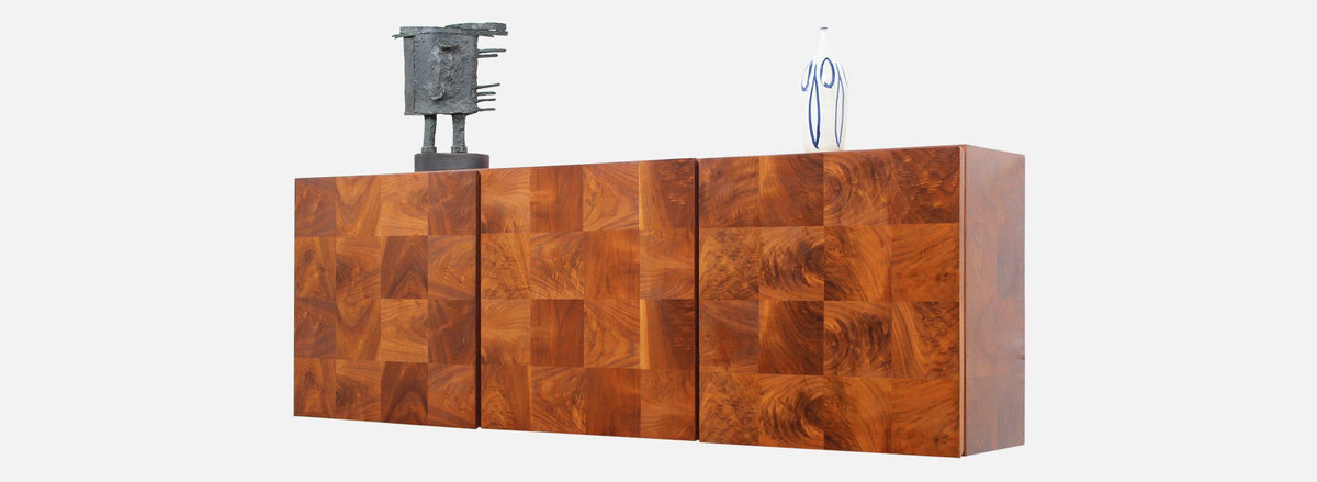 Milo Baughman Wall Mount Credenza for Thayer Coggin