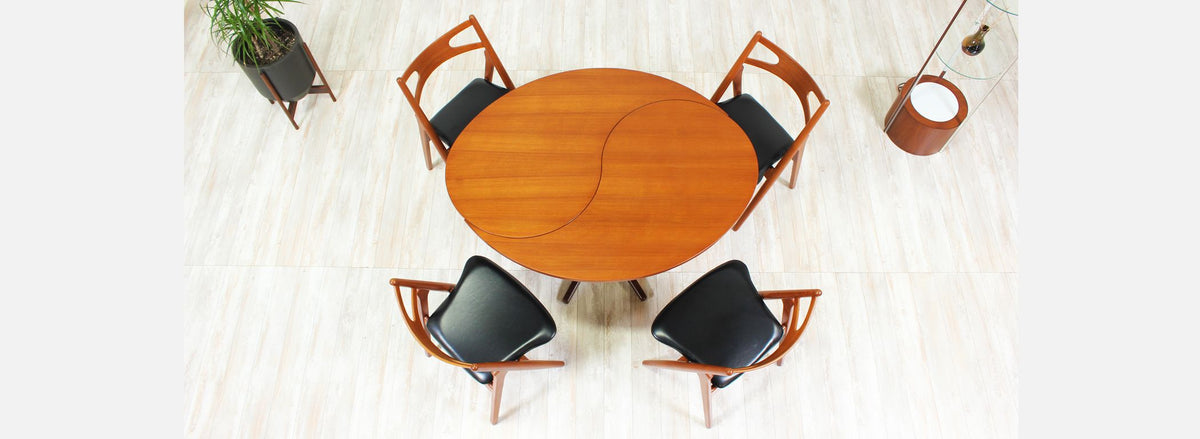 "Yin-Yang" Table by Ole Gjerløv-Knudsen and Torben Lind for France & Søn