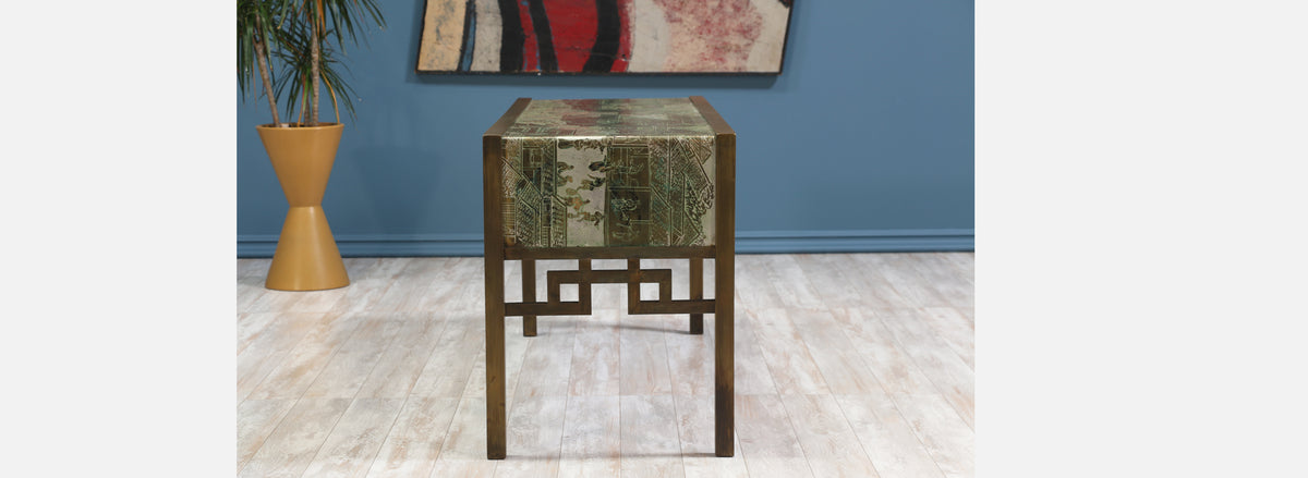 Philip and Kelvin LaVerne “Spring Festival” Console Table