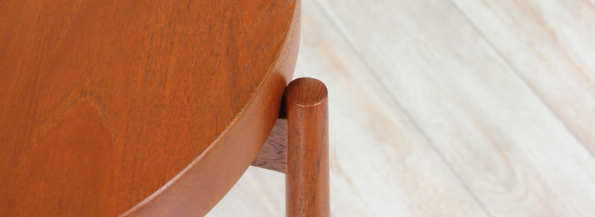Swedish Modern Reversible Tray Top Side Tables by Dux2