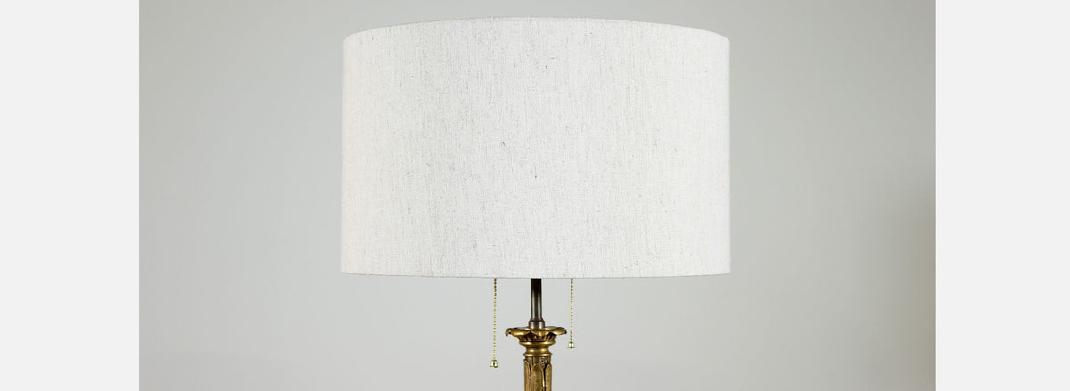 French Bronze-Doré Palm Tree Table Lamps