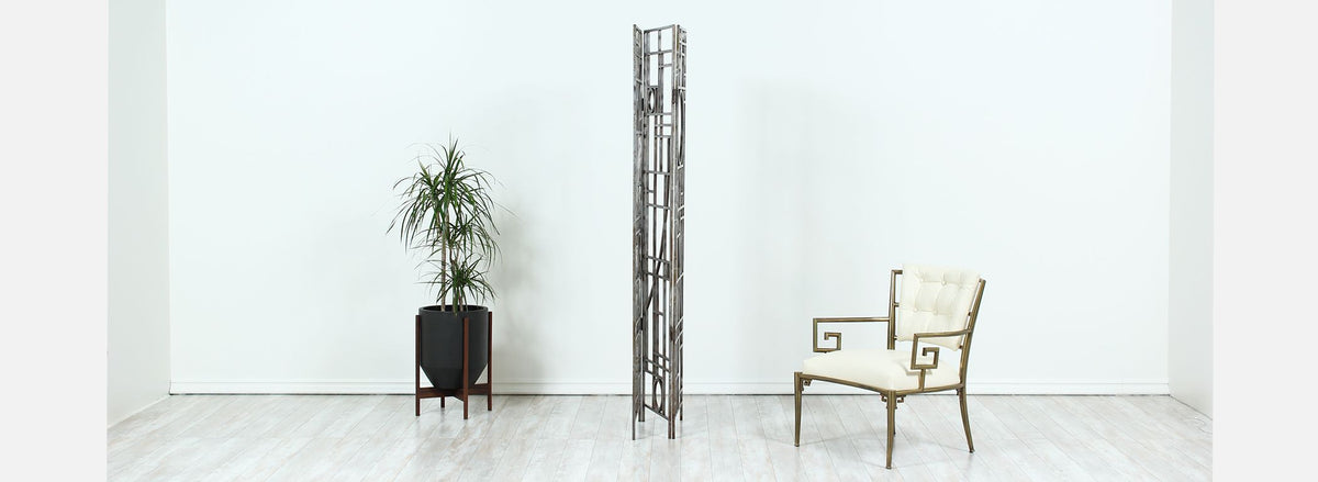 Post-Modern Geometric Folding Room Divider by Robert Sonneman