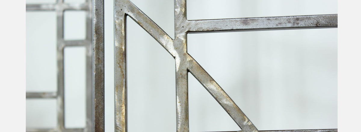 Post-Modern Geometric Folding Room Divider by Robert Sonneman