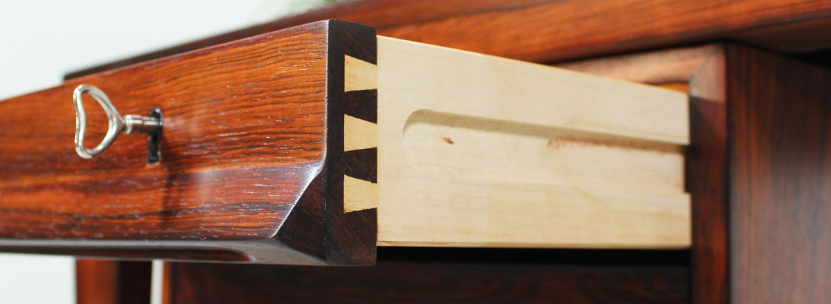 Kai Kristiansen Model-70 Rosewood Desk for Feldballes Møbelfabrik