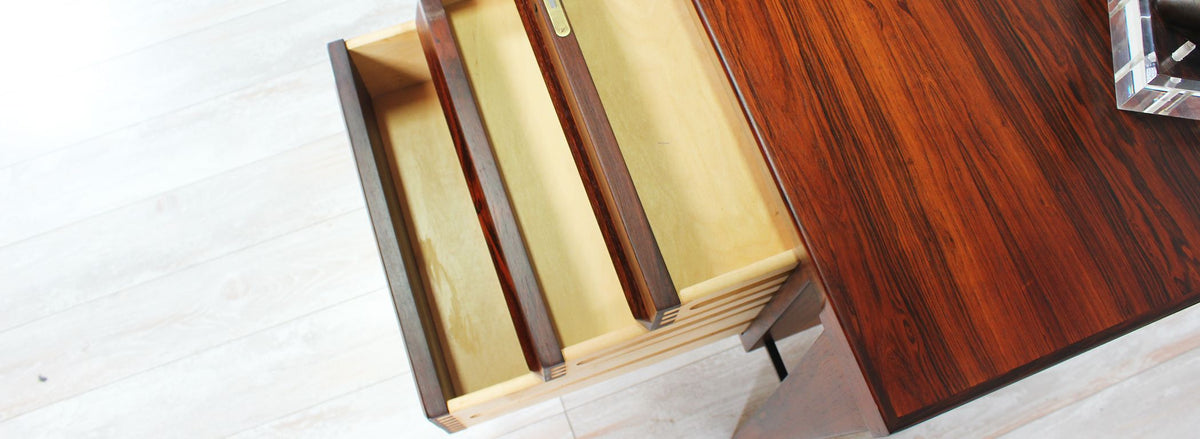Kai Kristiansen Model-70 Rosewood Desk for Feldballes Møbelfabrik