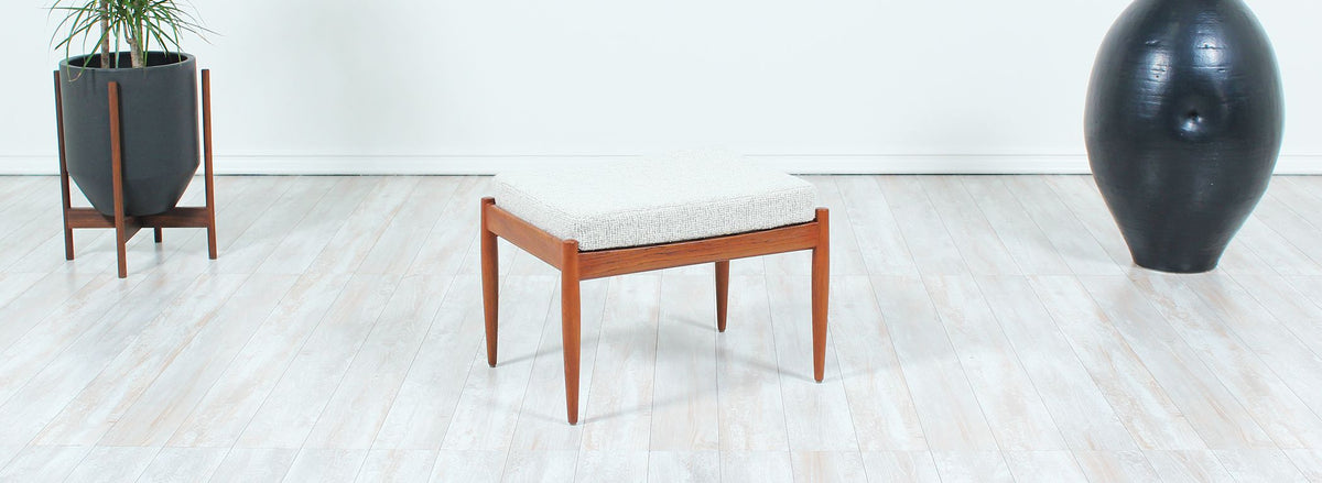 Kai Kristiansen Teak Ottoman for Magnus Olesen
