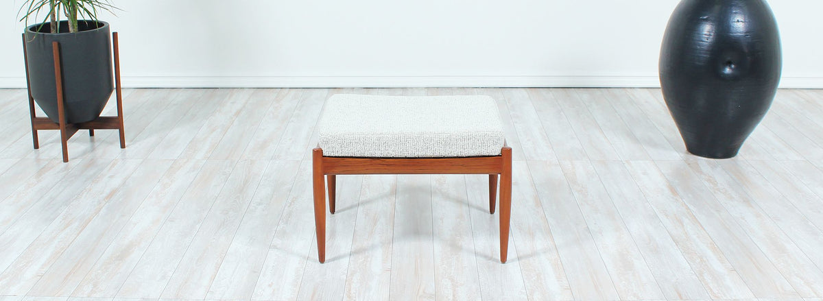 Kai Kristiansen Teak Ottoman for Magnus Olesen